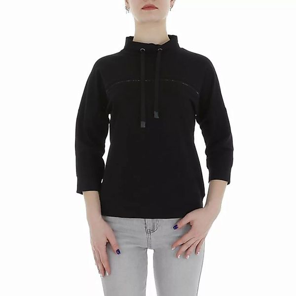 Ital-Design Sweatshirt Damen Freizeit (85987246) Glitzer Stretch Sweatshirt günstig online kaufen