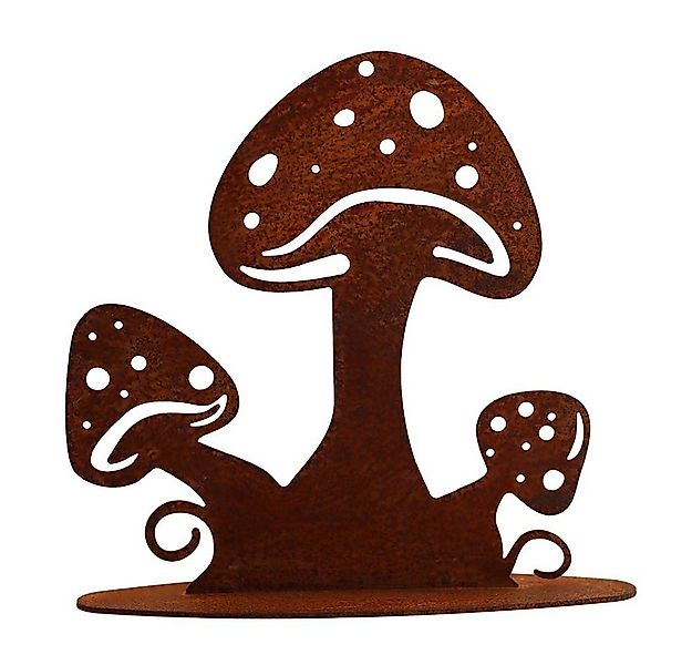 Rostikal Dekoobjekt Pilz Deko Edelrost – Metall Gartenfigur, wetterfest & p günstig online kaufen