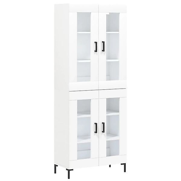 vidaXL Highboard Weiß 69,5x34x180 cm Holzwerkstoff 3198273 günstig online kaufen