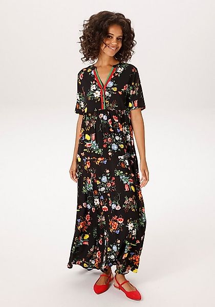 Aniston CASUAL Sommerkleid mit farbenfrohen Blumendruck - jedes Teil ein Un günstig online kaufen