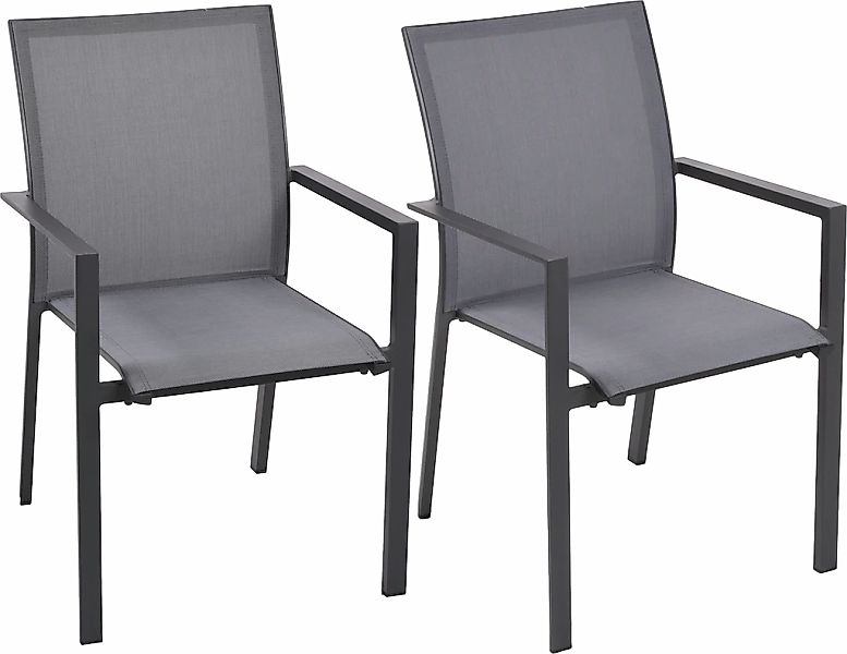 Garden Pleasure Stapelstuhl "RANA, 2er Set" (Set) 2 Stk.stapelbar günstig online kaufen