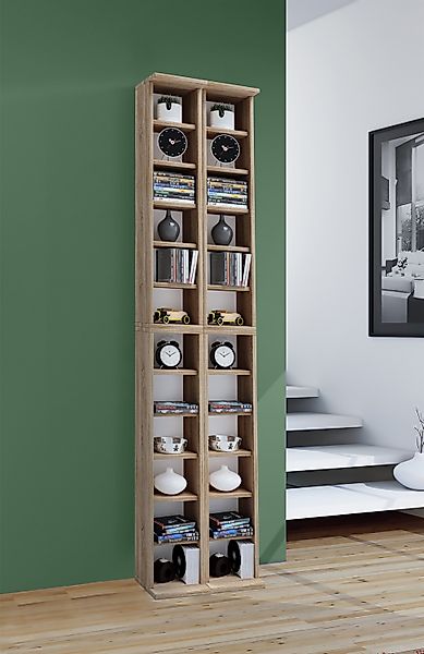 VCM CD-Regal Holz CD DVD Stand günstig online kaufen