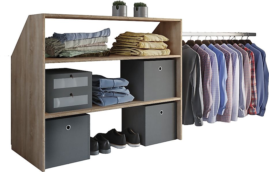 VCM Kleiderschrank Offener Kleiderschrank Dachschrägen Regal günstig online kaufen