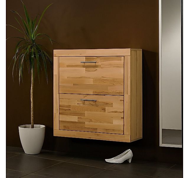 bv-vertrieb Hängeschuhschrank Schuhkommode Kernbuche Hängeschuhschrank mit günstig online kaufen