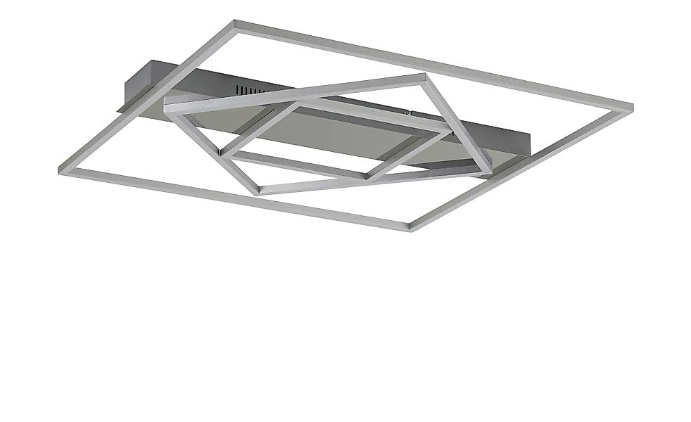 KHG LED-Deckenleuchte, 3-flammig, chrom `Raute´ - silber - 69 cm - 6 cm - 6 günstig online kaufen
