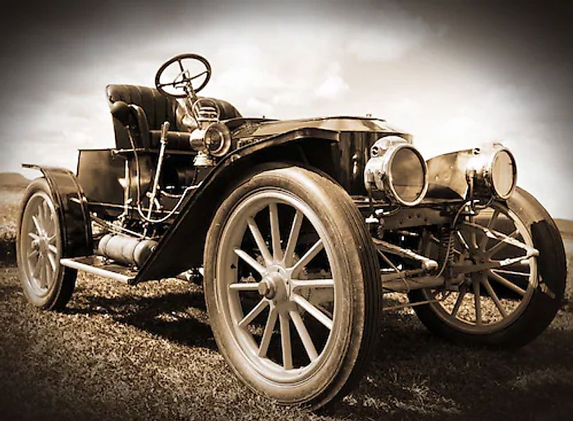 Papermoon Fototapete »Vintage Retro Car« glatt günstig online kaufen