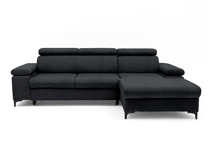 Muffo Ecksofa Ecke mit verstellbaren Kopfteilen MAVIC, Verstellbare Kopfstü günstig online kaufen