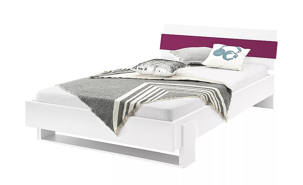 Bettgestell - weiß - 128,8 cm - 78 cm - 210 cm - Betten > Bettgestelle - Mö günstig online kaufen