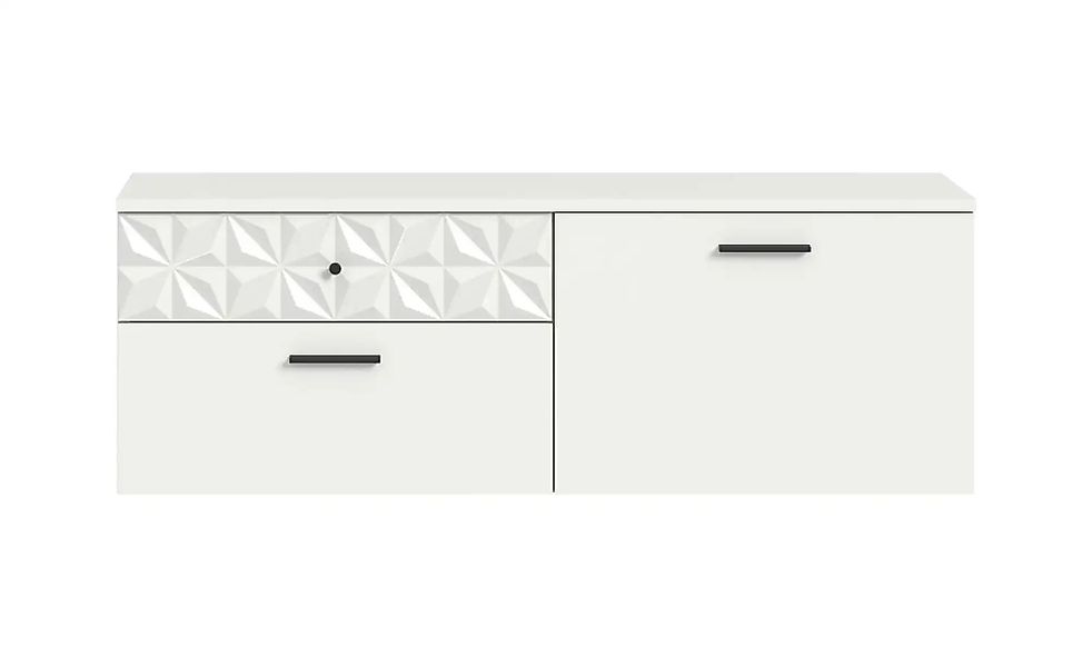 Schuhschrank  Prisma ¦ weiß ¦ Maße (cm): B: 110,2 H: 38 T: 35.0 Garderoben günstig online kaufen