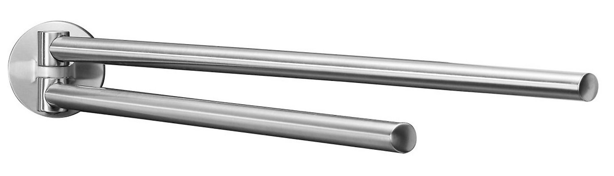 FACKELMANN Handtuchstange Doppel-Handtuchstange FUSION, zweiarmiger Handtuc günstig online kaufen