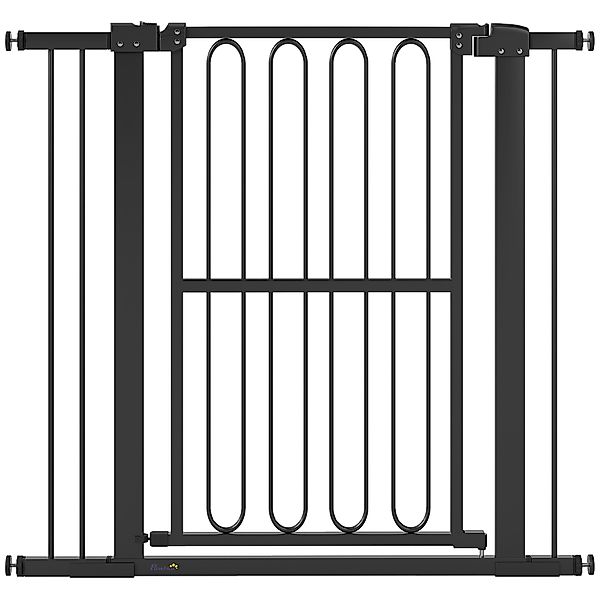 PawHut Treppenschutzgitter Türschutzgitter Absperrgitter ohne Bohren 76-104 günstig online kaufen