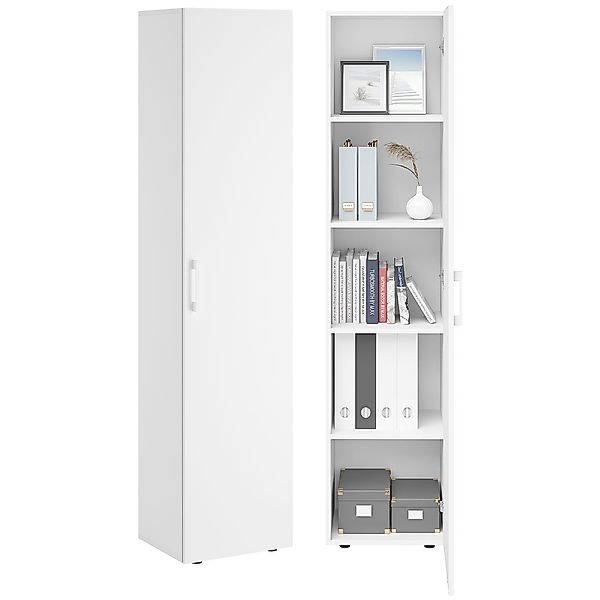 Bellamio Mehrzweckschrank Apol (Weiß) schmaler Aktenschrank günstig online kaufen