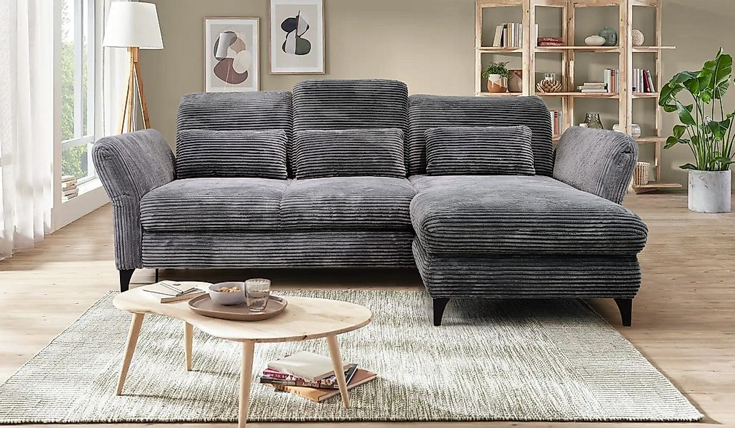 Hygger Möbelhaus Ecksofa Eva L-Form, B/T/H: günstig online kaufen