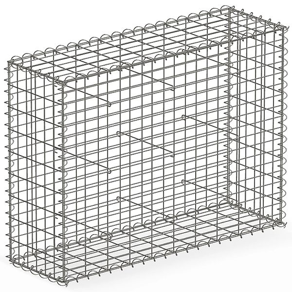 KARAT Gabionenkorb Lenox Steinkorb Zaun Sichtschutz Verzinkt 100 x 90 x 30 günstig online kaufen