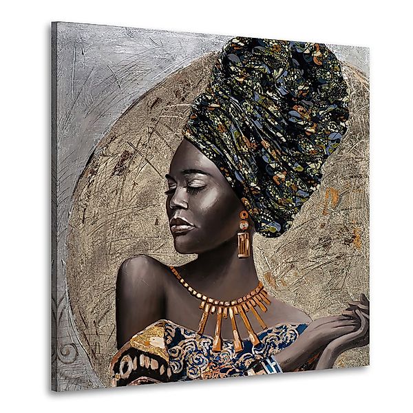 Artedinoi Leinwandbild Afrikanische Frau Beautiful Women günstig online kaufen