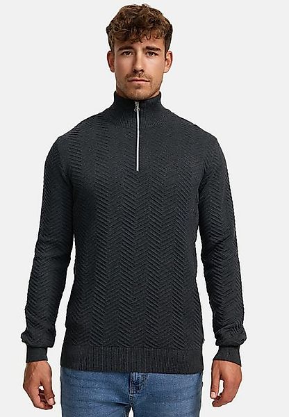 Kronstadt Strickpullover KSCarlo Half-Zip Half-Zip Feinstrickpullover günstig online kaufen