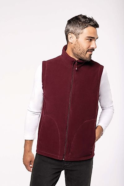 Kariban Hoodie Luca > Mikrofleece-Weste Herren günstig online kaufen