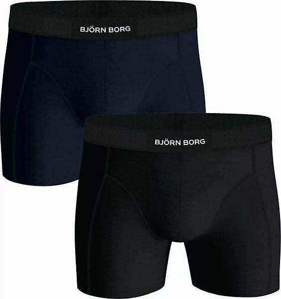 Bjorn Borg Boxers 2 Pack Black/Blue - Größe L günstig online kaufen