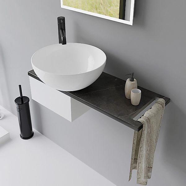 Alpenberger Waschbecken Gäste WC Set + günstig online kaufen