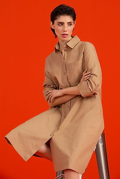 SENSES.THE LABEL Sommerkleid aus Baumwolle günstig online kaufen