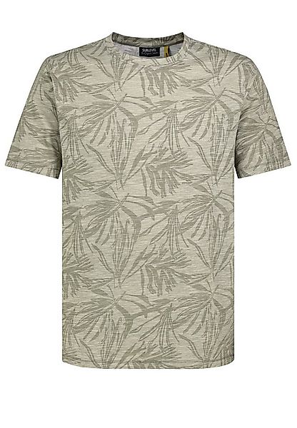 SUBLEVEL T-Shirt Floral Jersey Regular Fit Rundhalsausschnitt Kurzarm (1-tl günstig online kaufen