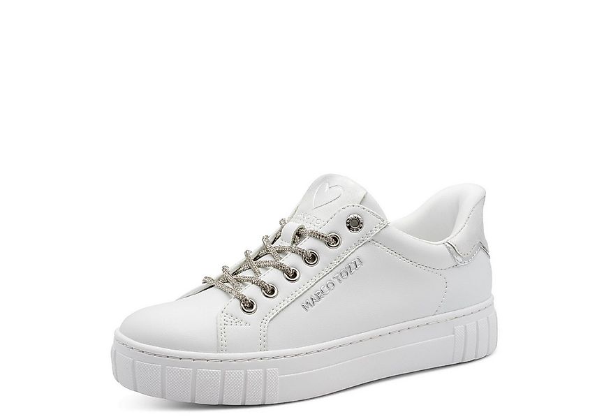 MARCO TOZZI Plateausneaker, Freizeitschuh, Halbschuh, Schnürschuh mit gepol günstig online kaufen