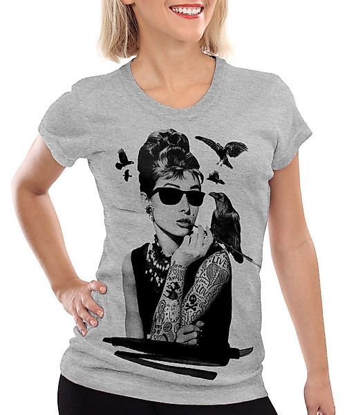 style3 T-Shirt Audrey Tattoo hepburn tatoo günstig online kaufen