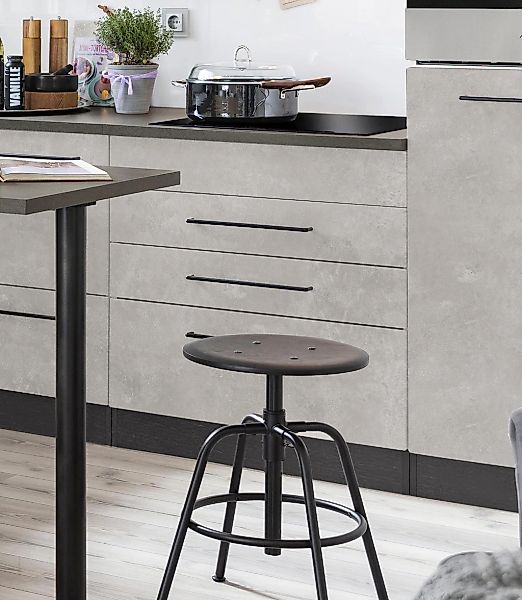 KOCHSTATION Kochfeldumbauschrank »KS-Tulsa« 80 cm breit, 2 Schubladen, 1 gr günstig online kaufen