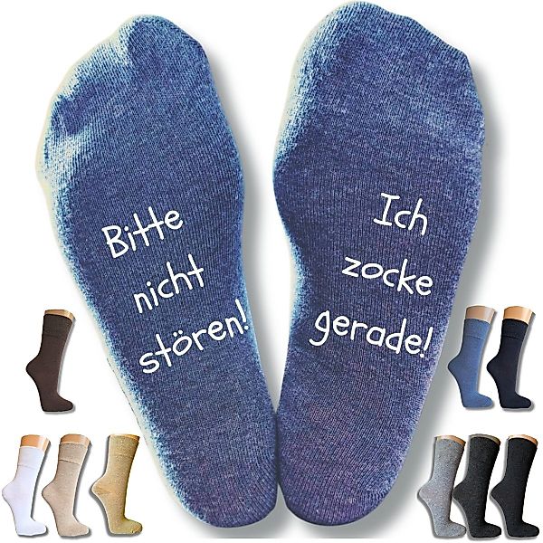 bentini Basicsocken Spruchsocken Bitte nicht stören! günstig online kaufen