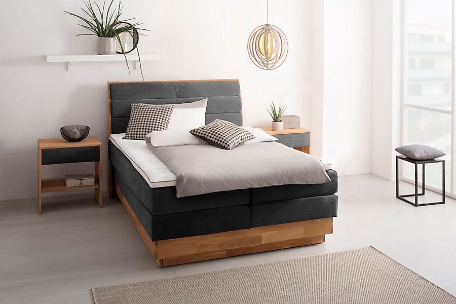 OTTO home Boxspringbett "JENNA in verschiedenen Farben und Breiten erhältli günstig online kaufen
