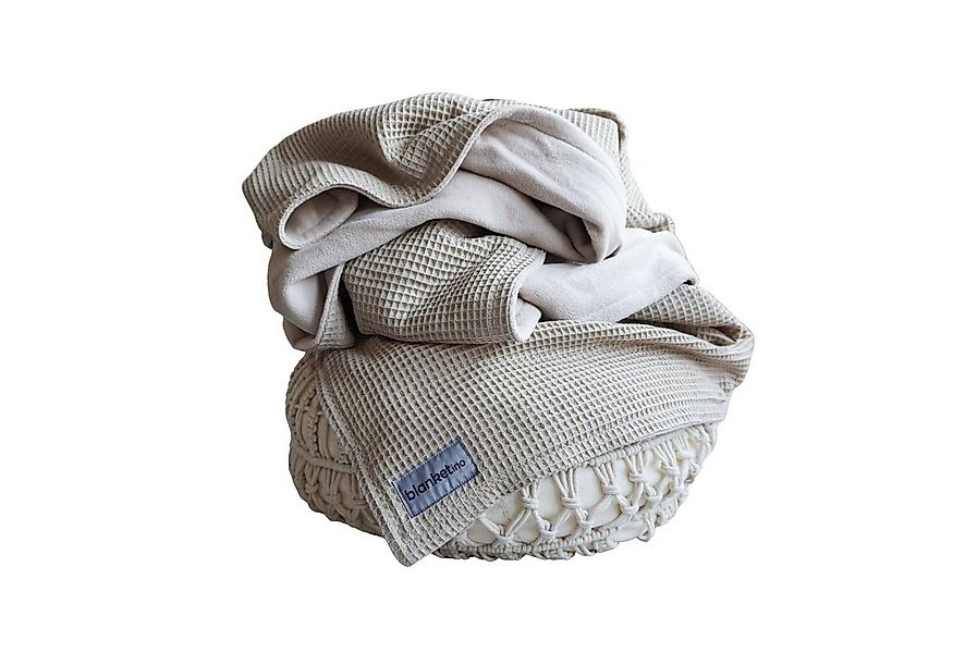 Wohndecke flauschige Kuscheldecke, wärmende Couchdecke aus 100% Baumwolle, günstig online kaufen