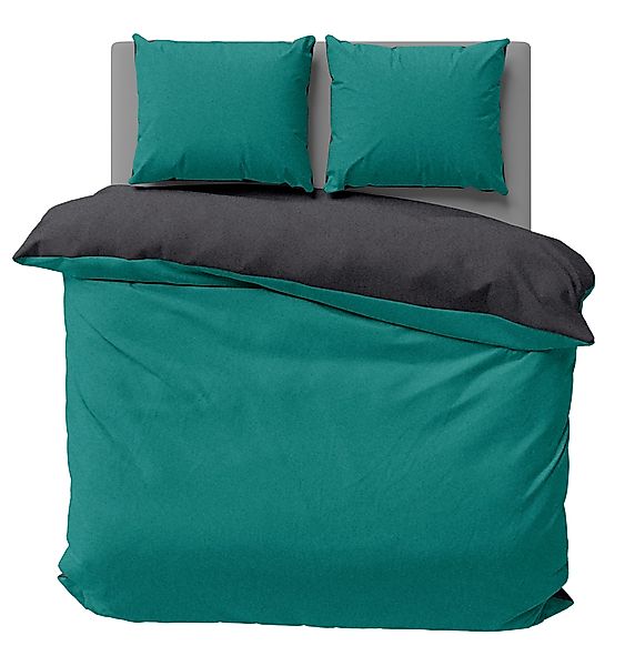 One Home Bettwäsche Doubleface Unifarben, Fleece, 3 teilig, Wende modern, k günstig online kaufen