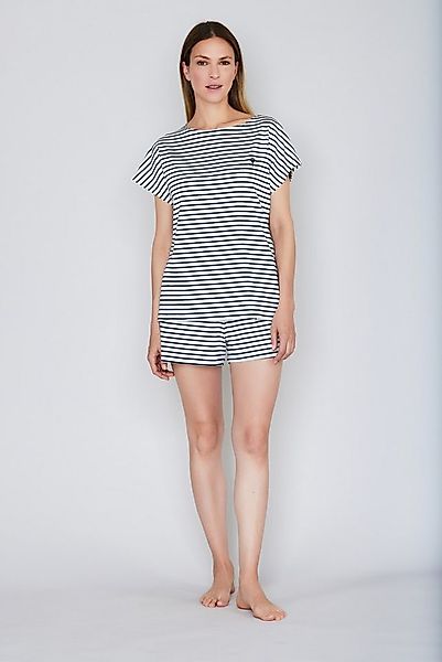 JOOP! Pyjamaoberteil Cosy U-Boot-Ausschnitt, extrakurze Ärmel günstig online kaufen