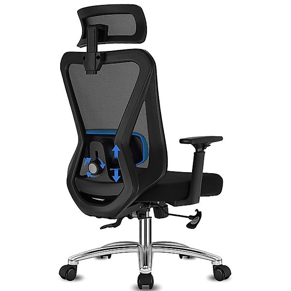 Durrafy Chefsessel Bürostuhl,Ergonomische Bürostühle,Schreibtischstuhl 130° günstig online kaufen