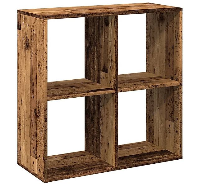 vidaXL Bücherregal Raumteiler-Bücherregal Altholz-Optik 69,5x29x69,5 cm, 1- günstig online kaufen