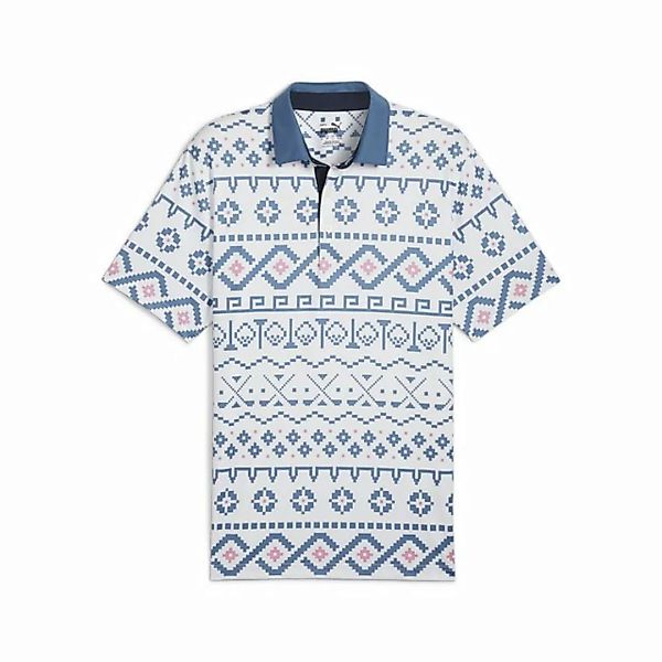 PUMA Poloshirt Fair Isle Golf Bedrucktes Poloshirt Herren günstig online kaufen