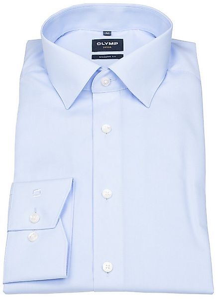OLYMP Businesshemd Modern Fit leicht tailliert bügelfrei Kentkragen günstig online kaufen