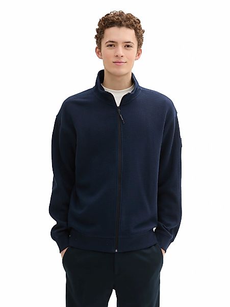 TOM TAILOR Denim Sweatjacke, mit Stehkragen günstig online kaufen