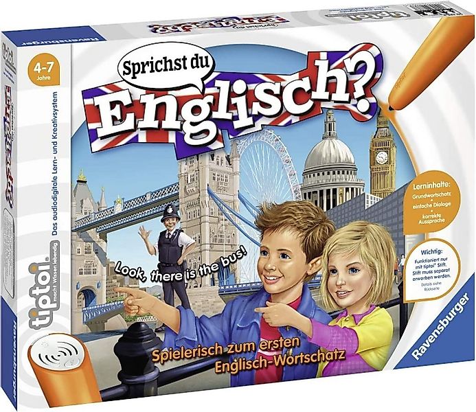 Ravensburger Lernspielzeug Ravensburger tiptoi 00786 - Sprichst du Englisch günstig online kaufen