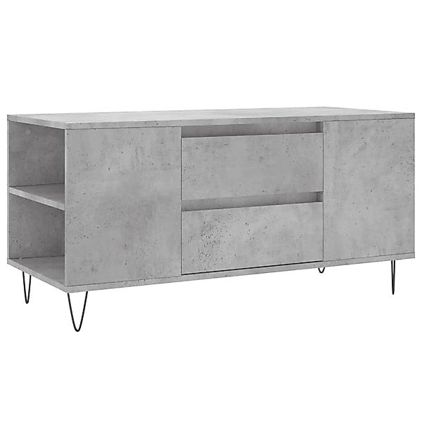 vidaXL Couchtisch Betongrau 102x44,5x50 cm Holzwerkstoff günstig online kaufen
