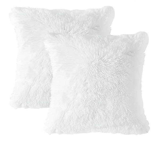 Interior by Hakito Dekokissen 2er Set Kissenbezug inklusive Füllkissen plüs günstig online kaufen