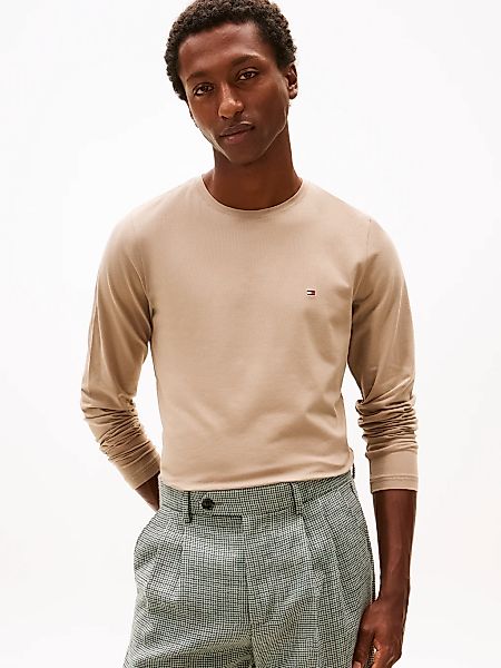 Tommy Hilfiger Langarmshirt "STRETCH SLIM FIT LONG SLEEVE" aus Baumwollstre günstig online kaufen