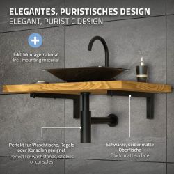 ML-DESIGN Wandregalhalter Wandkonsole Set für Waschtisch günstig online kaufen