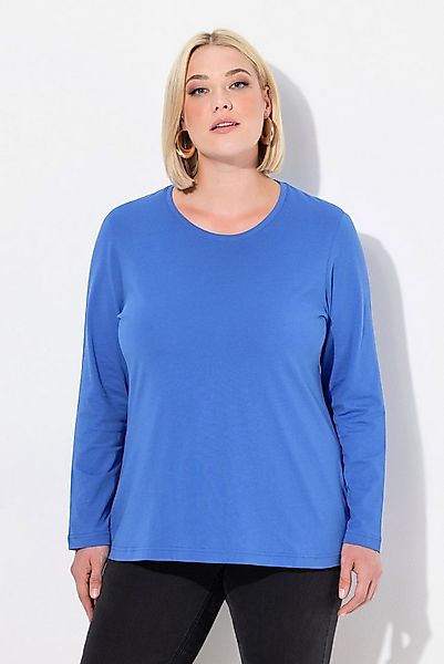 Ulla Popken T-Shirt bis 64 Oberteil Langarmshirt Basic Langarm günstig online kaufen