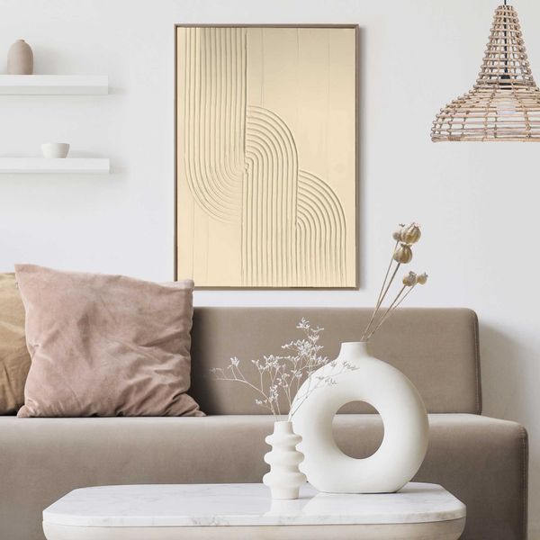 Reinders! Wandbild Knot - sand, Wohnzimmer günstig online kaufen