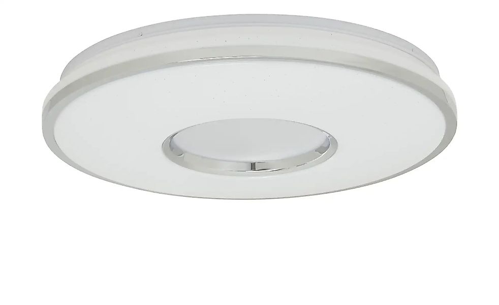 KHG LED-Deckenleuchte  chrom mit Fernbedienung   ¦ silber ¦ Maße (cm): H: 8 günstig online kaufen