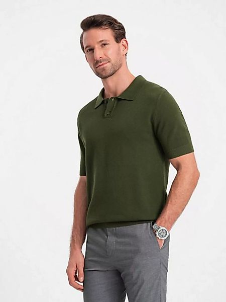 OMBRE Poloshirt Poloshirt aus Strukturstrick für Männer günstig online kaufen