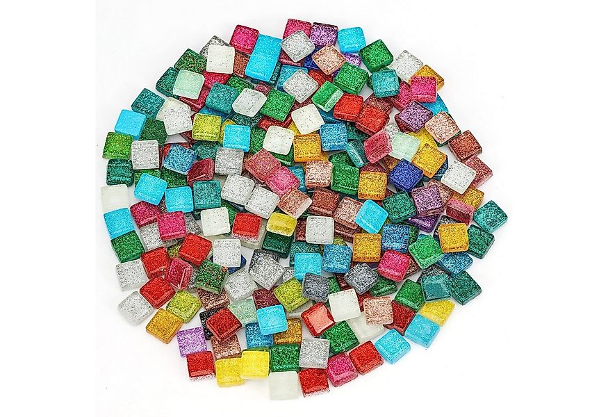 Belle Vous Mosaikfliesen Bunte Mosaiksteine - Quadratische Acryl Fliesen - günstig online kaufen