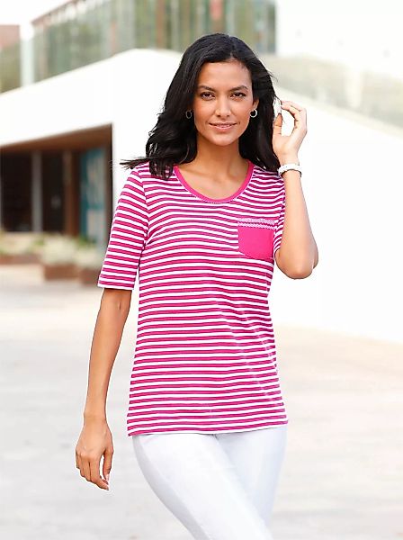 Casual Looks Kurzarmshirt "Shirt", (1 tlg.) günstig online kaufen