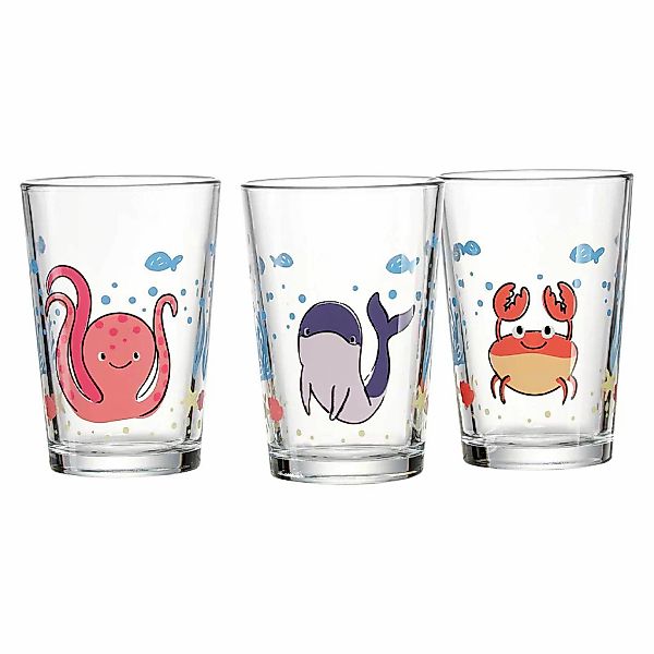 Ritzenhoff & Breker Kinderbecher "Kindergläser Unterwasserwelt 205 ml 3er S günstig online kaufen